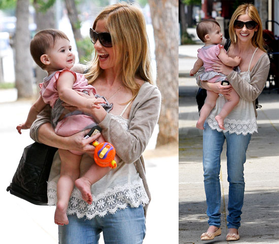 Pictures of Sarah Michelle Gellar and Baby Charlotte