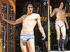 Pictures of Russell Brand on Set