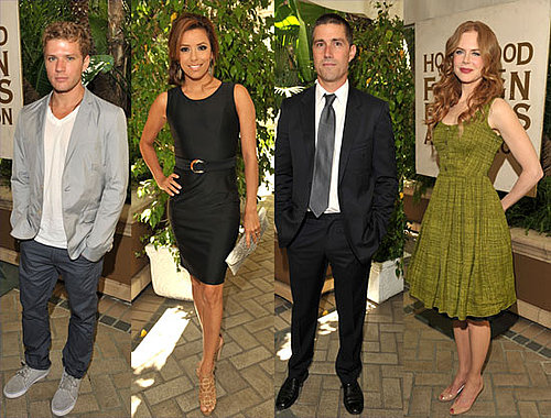 Ryan Phillippe, Nicole Kidman and Eva Longoria at the Hollywood Foreign Press Association's annual grant luncheon 2010-07-28 20:30:00