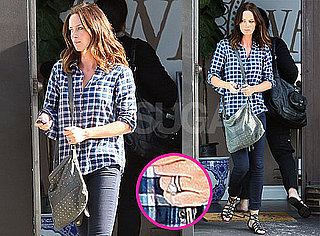 Pictures of Emily Blunt With Her Wedding Ring in LA