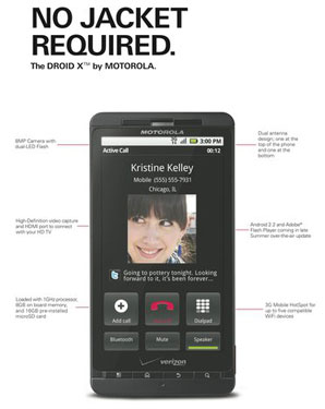 Droid X Ad and Android 2.2 Update