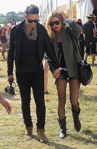 Celebrity Fashion and Style at Coachella and Glastonbury Music Festivals