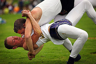 Pictures of Wrestlers in Ambleside, England