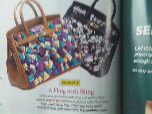 leah and bliss glamazon handbag