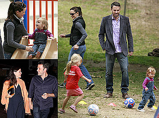 Pictures of Ben Affleck and Jennifer Garner Watching Violet and Seraphina Play Soccer in LA