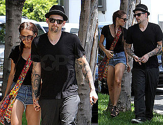 Nicole and Joel Stroll and Hold Hands as She Preps for Her Return to Chuck