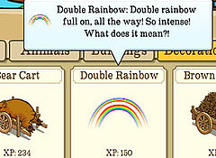 Double Rainbow Decoration in FrontierVille