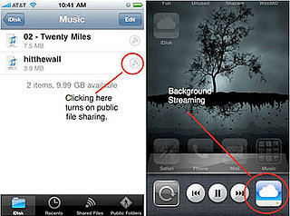 Apple Streaming Music From MobileMe