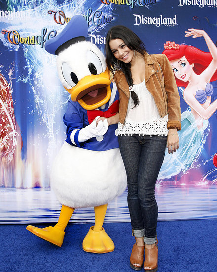 Vanessa Hudgens at the Premiere of World of Color at Disneyland Vanessa Hudgens at the Premiere of World of Color at Disneyland
