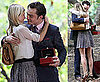 Pictures of Clemence Poesy and Ed Westwick Hugging On Gossip Girl Set