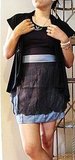 Black Short Sleeve Cardi