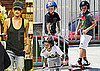Pictures of Victoria Beckham Grocery Shopping and the Beckham Boys Skateboarding