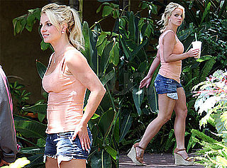 Pictures of Britney Spears at a Recording Studio in LA