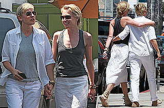 Pictures of Ellen DeGeneres and Portia de Rossi in LA