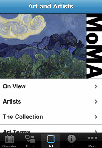 New MoMA iPhone App