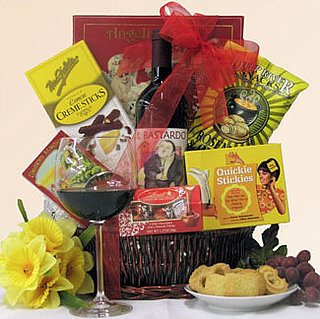 Breakup Gift Basket With Il Bastardo Wine, Snacks