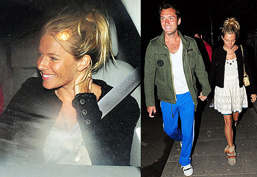 Pictures of Sienna Miller and Jude Law Out On A Date in Soho, London