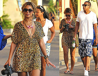 Pictures of Beyonce Knowles and Jay-Z on Vacation in Italy