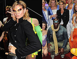 Pictures of Heidi Klum and Seal in Makeup at Palace Theater in London