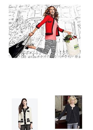 Cropped jackets inspired by Chanel