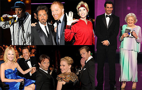 Pictures of Tina Fey, Steve Carell, Lea Michele, George Clooney, January Jones, jason sudeikis at 2010 Emmy Show