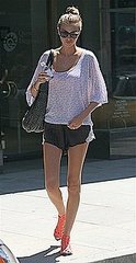 Pictures of Whitney Port in Coral Shoes Pictures of Whitney Port in Coral Shoes