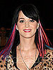 Katy Perry With Multicolored Hair Extensions