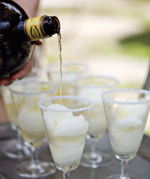 Lime Sorbet Margaritas Recipe