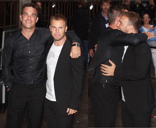 Pictures of Gary Barlow and Robbie Williams Pictures of Gary Barlow and Robbie Williams