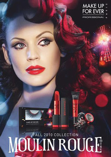 Make Up For Ever Launches New Line With the Moulin Rouge