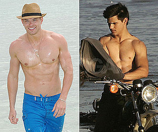 Pictures of Shirtless  Kellan Lutz and Taylor Lautner Shirtless Bracket Finalists