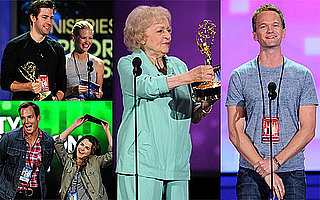 Pictures of Betty White, John Krasinski, and January Jones Rehearsing Prior to the Primetime Emmy Awards