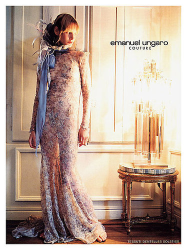 Kirsten Owen in Emanuel Ungaro couture supplement, Vogue Italia Sept. 2001
Kirsten Owen in Emanuel Ungaro couture supplement, Vogue Italia Sept. 2001
