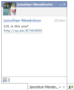Facebook Spam Messages