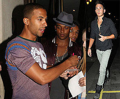 Pictures of JLS Out in London with Big Brother 11's JJ Bird! Pictures of JLS Out in London with Big Brother 11's JJ Bird!