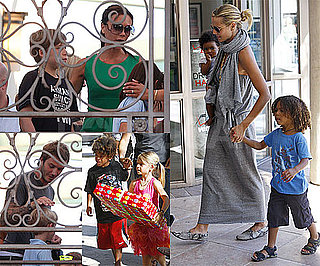 Pictures of Victoria Beckham, Heidi Klum and Their Kids at Romeo Beckham's Birthday Party