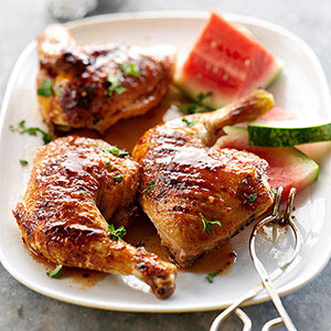 Recipe For Grilled Chicken With Watermelon Glaze