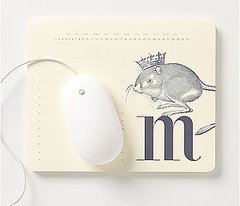 Monogrammed Mousepads From Anthropologie