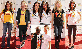 Pictures of Christina Applegate, Rob Lowe, Katie Couric and Cindy Crawford at the Stand Up to Cancer Event