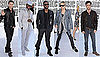Penn Badgley, Usher, Justin Timberlake, Ne-Yo, and Jared Leto at 2010 MTV VMAs 2010-09-12 19:46:30