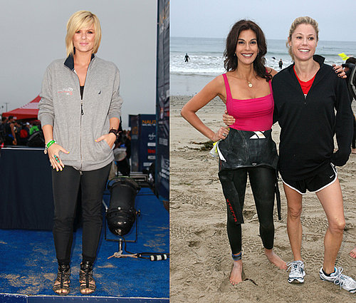 Celebrities in the Nautica Malibu Triathlon: Teri Hatcher, James Marsden, Kimberly Caldwell, Mark Feuerstein