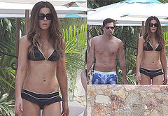 Pictures of Kate Beckinsale in a Bikini With Shirtless Len Wiseman Pictures of Kate Beckinsale in a Bikini With Shirtless Len Wiseman