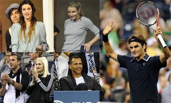 Pictures of Gwen Stefani, Gavin Rossdale, Ashlee Simpson, and Cameron Diaz at the US Open Finals in NYC Pictures of Gwen Stefani, Gavin Rossdale, Ashlee Simpson, and Cameron Diaz at the US Open Finals in NYC