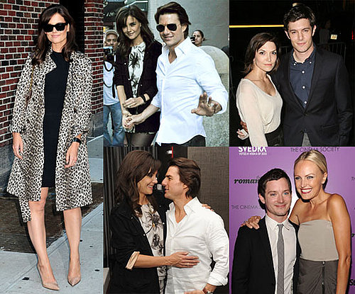 Pictures of Katie Holmes and Tom Cruise Kissing at the NYC Premiere of The Romantics