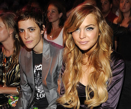Lindsay Lohan sat next to Samantha Ronson during the 2008 show.
Lindsay Lohan sat next to Samantha Ronson during the 2008 show.