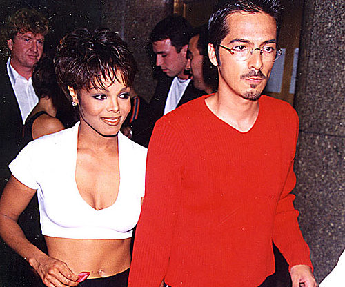 Janet Jackson stayed close to her then husband René Elizondo, Jr. in 1995.
Janet Jackson stayed close to her then husband René Elizondo, Jr. in 1995.