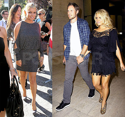 Pictures of Jessica Simpson and Eric Johnson in NYC, Jessica Simpson at NYFW