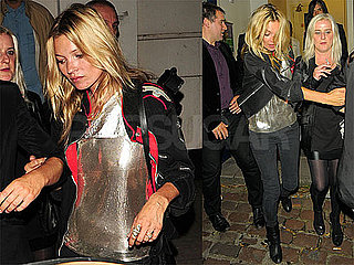 Pictures of Kate Moss Leaving a Party in London
