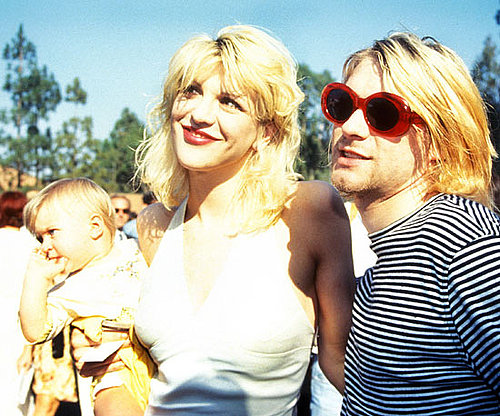 Courtney Love and Kurt Cobain brought their young daughter Frances Bean to the red carpet in 1993.
Courtney Love and Kurt Cobain brought their young daughter Frances Bean to the red carpet in 1993.