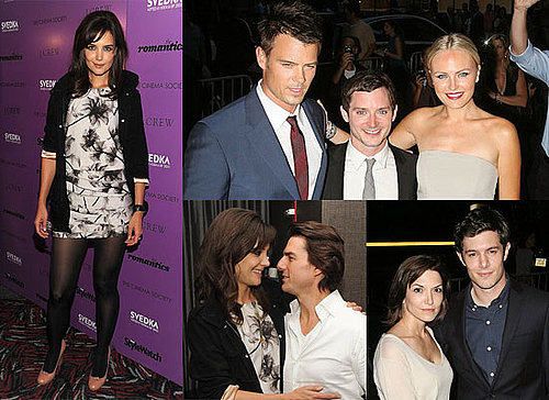 Katie Holmes and Tom Cruise Kissing at the NYC Premiere of The Romantics